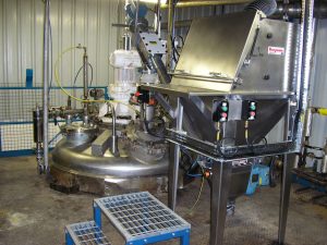 A Stainless Steel Cone Dryer used in Chemical Manufacturing