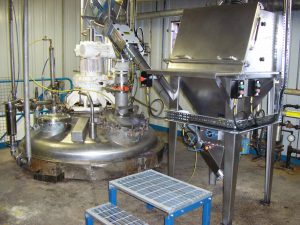A Stainless Steel Cone Dryer used in Chemical Manufacturing